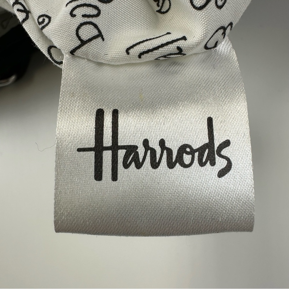 Harrods Scottie Dog Mini Tote canvas double handle zip top Knightsbridge bag - Picture 2 of 12